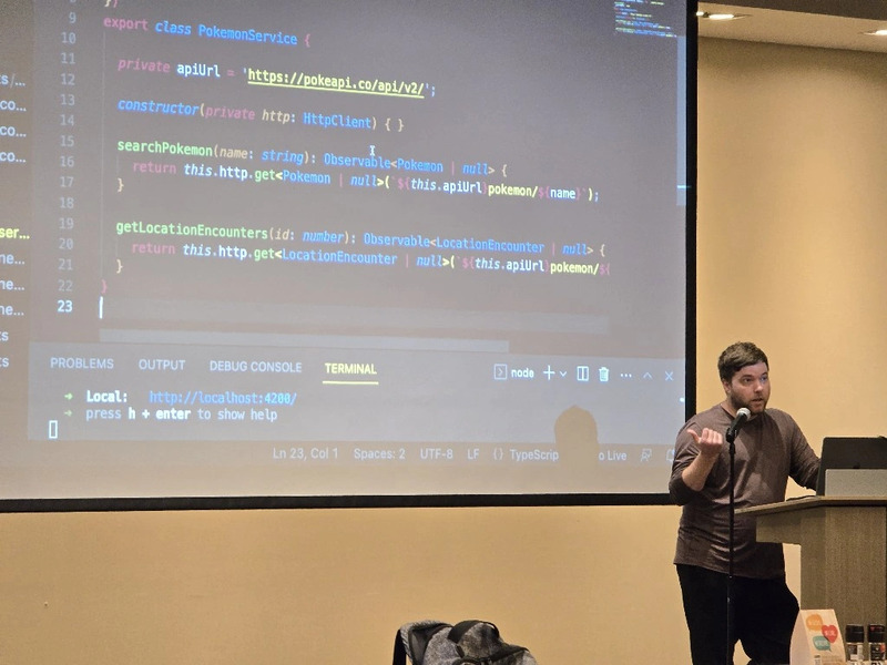 Sean speaking at Dallas Software Developers meetup